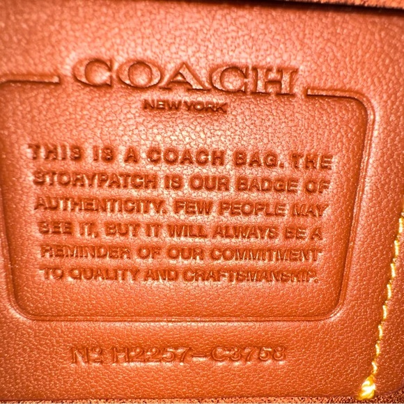 Coach Madison Shoulder Bag Refined Calf Leather Canvas & Snakeskin - Picture 13 of 13